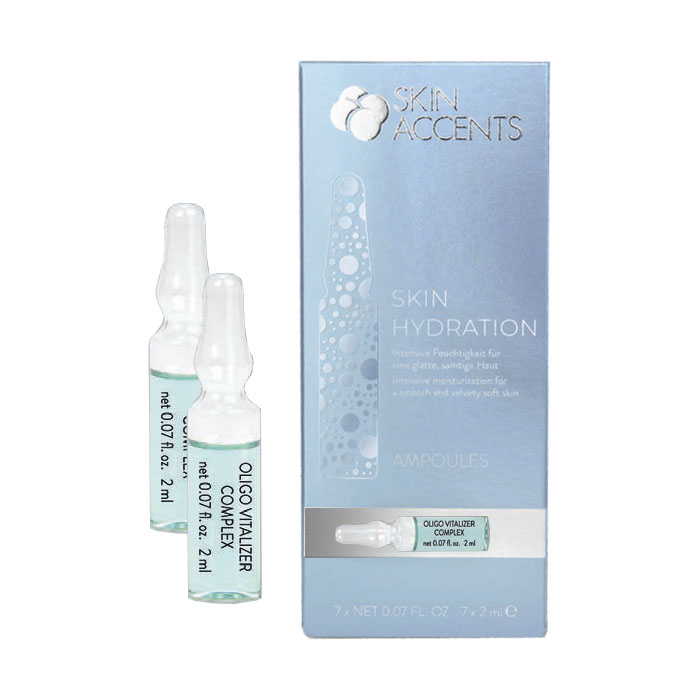 Inspira Cosmetics Активный минерализующий концентрат с экстрактом водорослей Oligo Vitalizer Complex, 7 ампул x 2 мл (Inspira Cosmetics, Skin Accents)