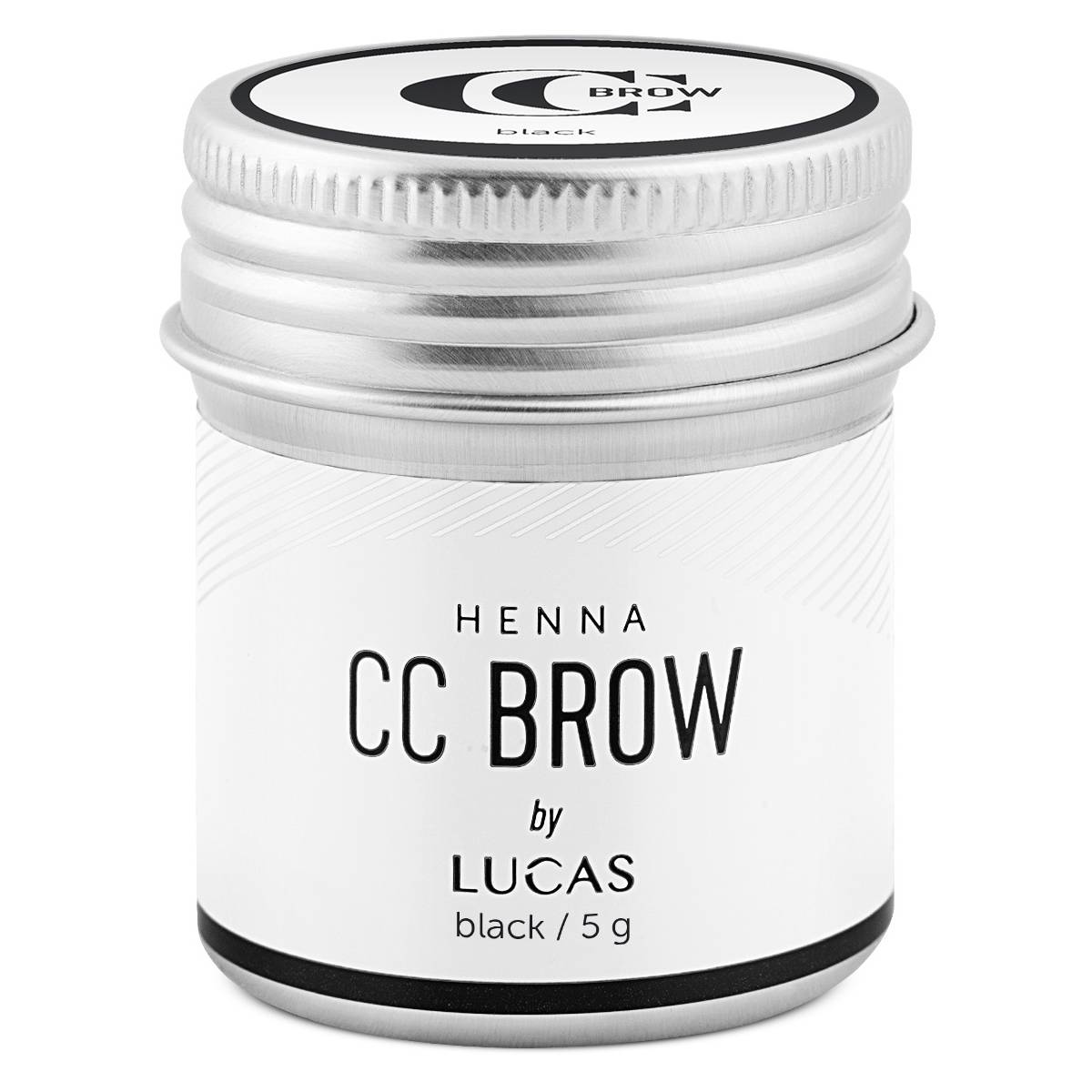 Lucas Cosmetics Хна для бровей Henna черная, 5 г (Lucas Cosmetics, CC Brow) хочу брови набор для домашнего окрашивания бровей хной темно коричневый капсулы с хной вода мерный стаканчик микробраши и щеточка