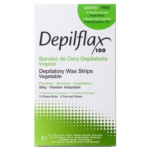 Депилфлакс Комплект полосок с воском для домашнего использования (Depilflax, Для тела) фото 0