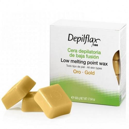 

Depilflax Воск Золотой (средней плотности) для сухой кожи 500 г (Depilflax, Для тела), Для тела