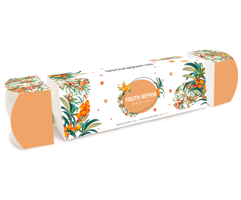 Академи Подарочный набор «Праздничная хлопушка»: сыворотка 30 мл + крем 30 мл (Academie, Youth Repair) фото 1