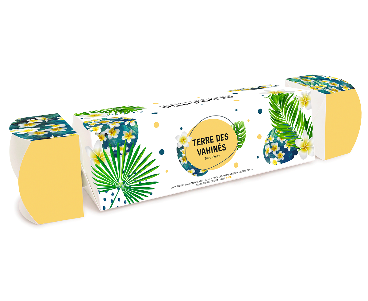 Академи Подарочный spa-набор «Праздничная хлопушка»: скраб 60 мл + крем 100 мл + крем 30 мл (Academie, Spa Destination) фото 1