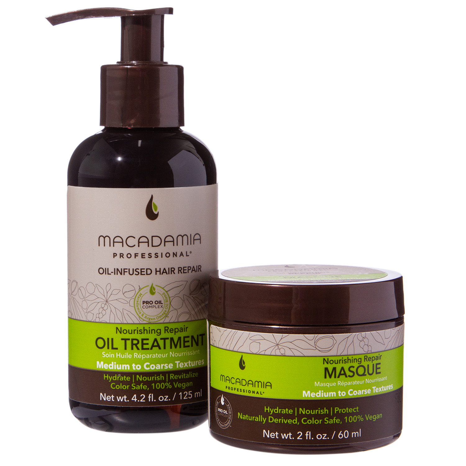 Макадамия Набор для волос Macadamia Nourishing Oil & Mini Masque Duo (Macadamia, Наборы) фото 0