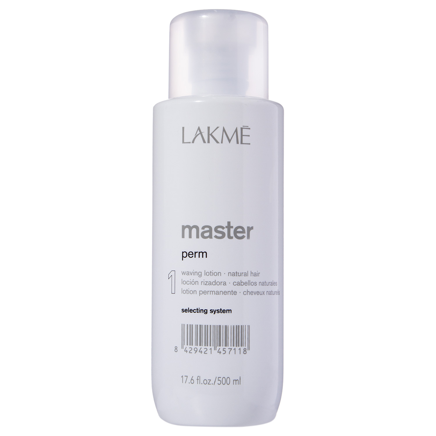 Lakme Лосьон для завивки нормальных волос 1 Perm Waving Lotion 1, 500 мл (Lakme, Master) лосьон для химической завивки волос curly perm 500мл