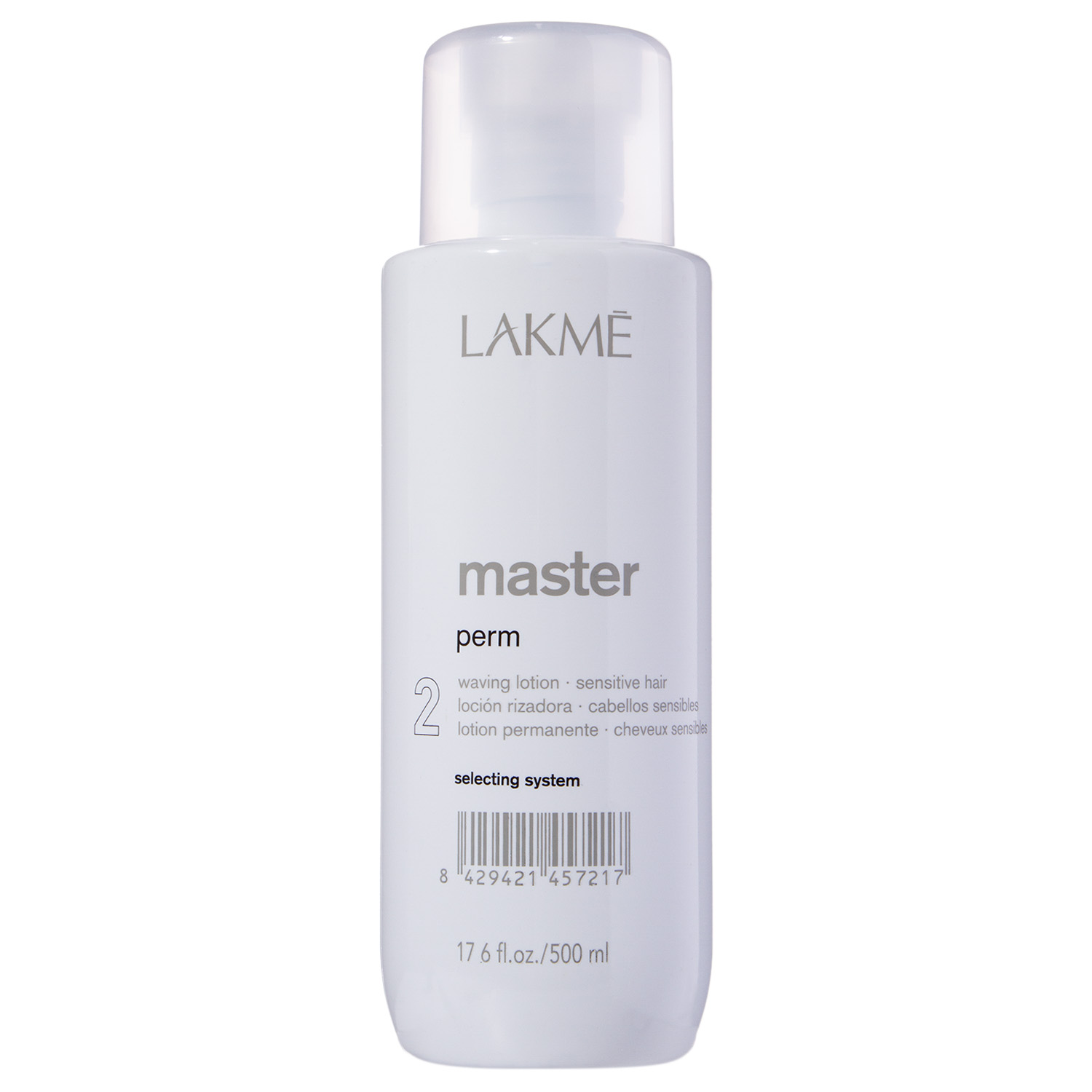 Lakme Лосьон для завивки окрашенных и ослабленных волос 2 Waving Lotion 2, 500 мл (Lakme, Master)