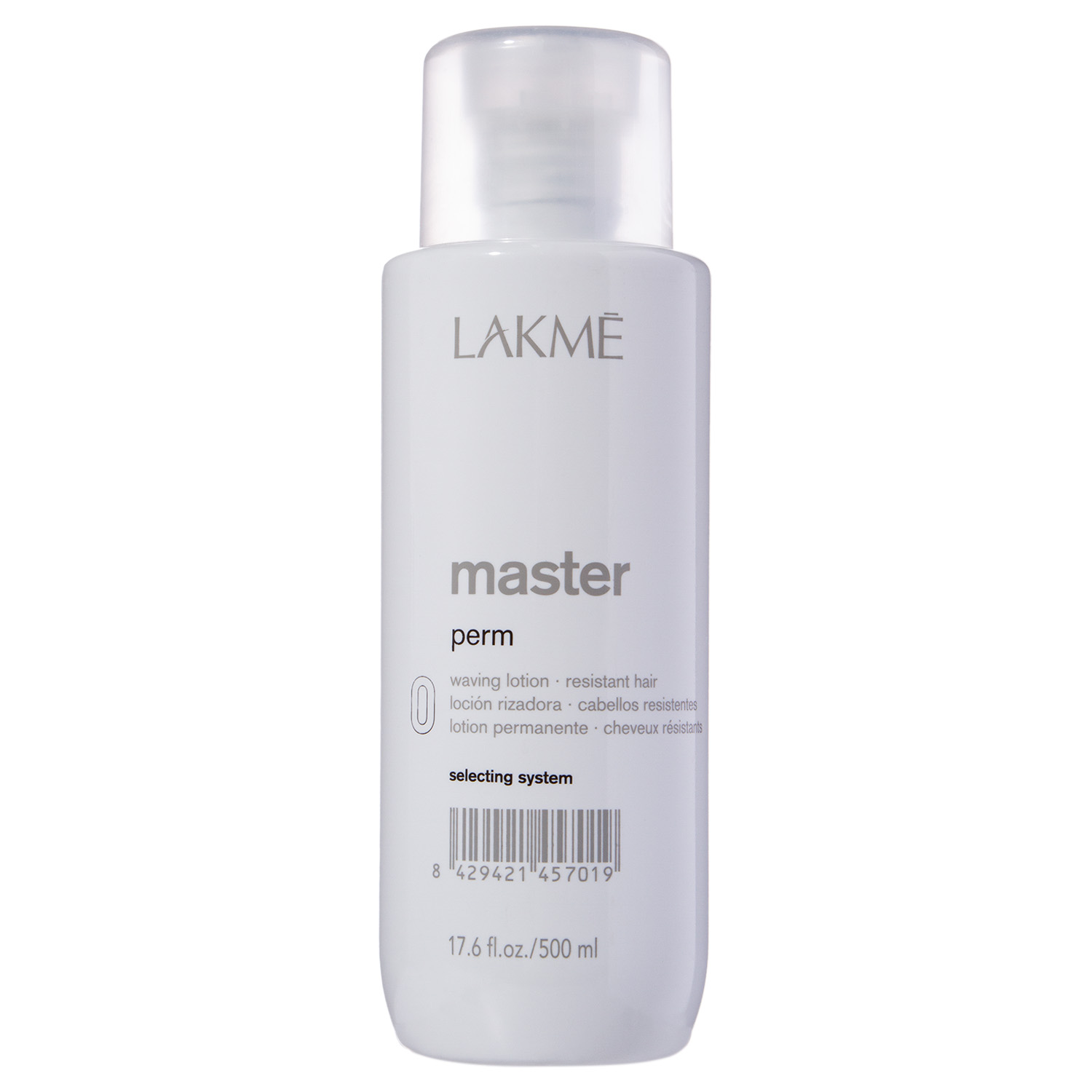 Lakme Лосьон для завивки натуральных и трудноподдающихся волос 0 Perm Waving Lotion 0, 500 мл (Lakme, Master)
