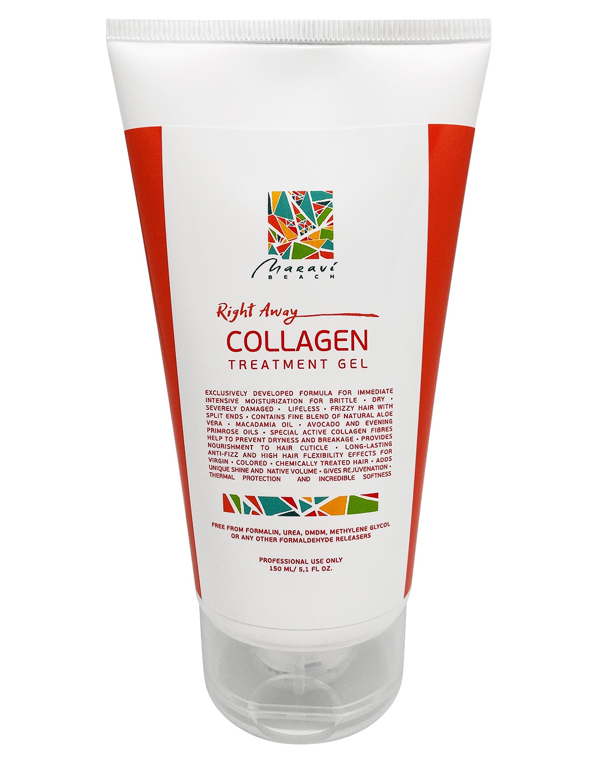Марави Бич Гель для волос Collagen, 150 мл (Maravi Beach, Right Away) фото 0