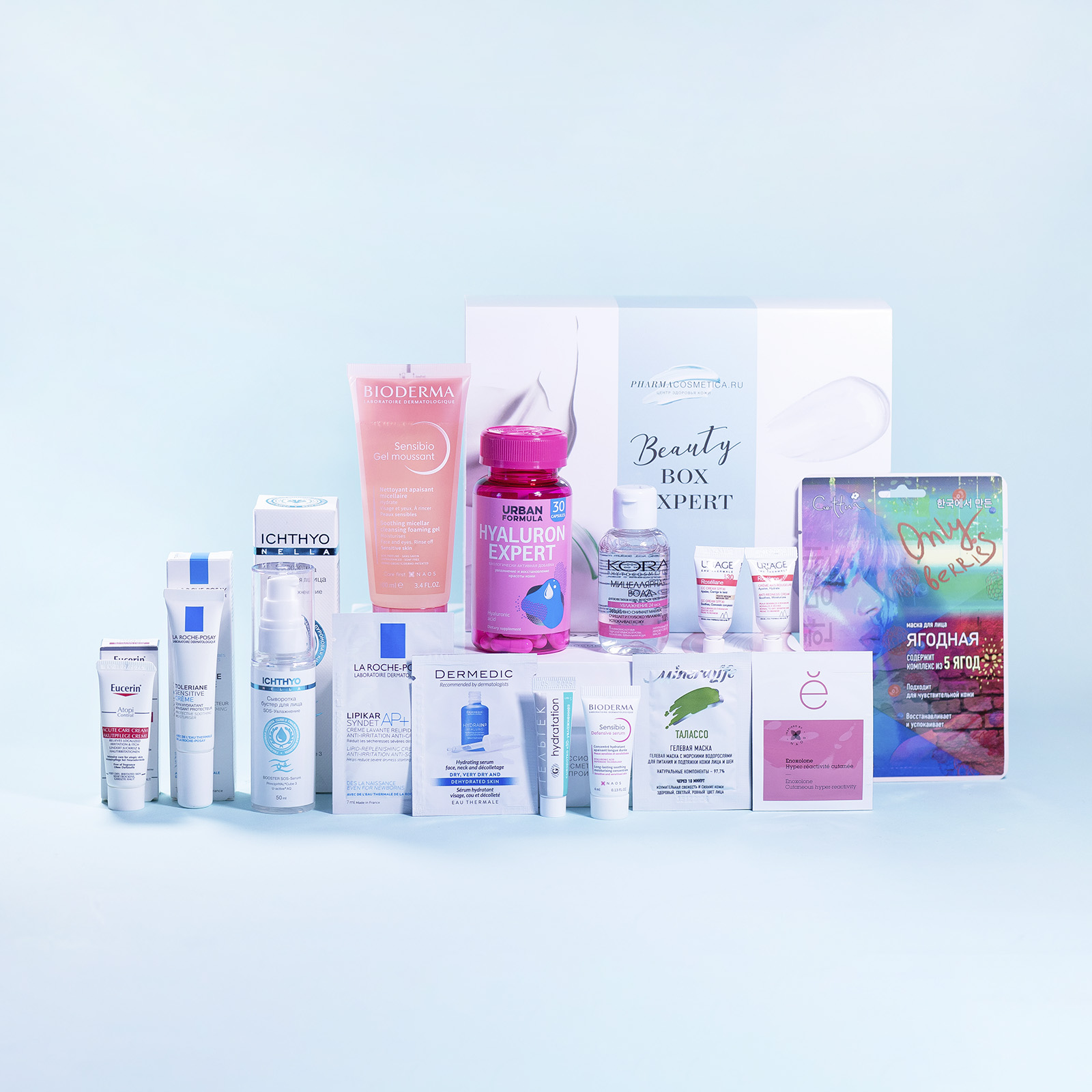 ФармаБьютиБокс Бьютибокс Эксперт: сухая и чувствительная кожа (PharmaBeautyBox, Expert) фото 1