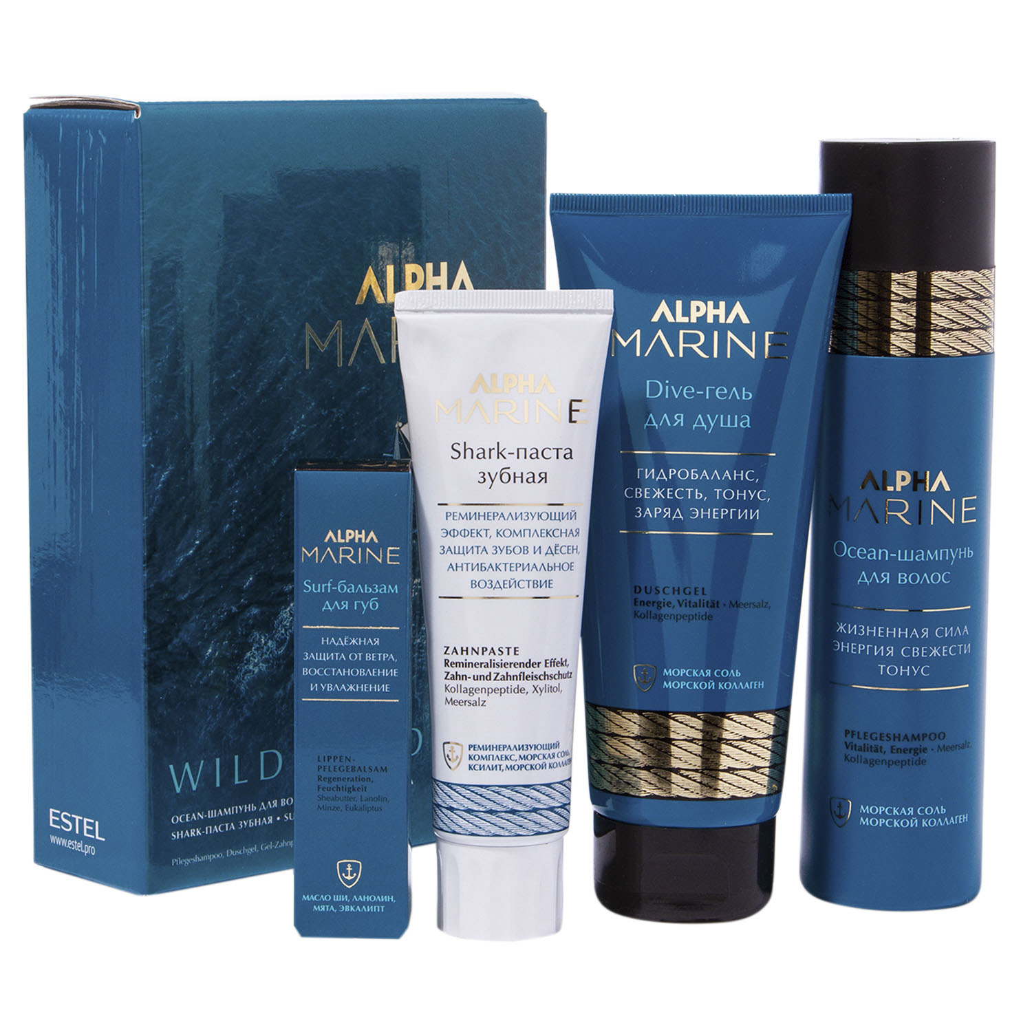 Эстель Подарочный набор для мужчин Wild Wind Alpha Marine (Estel, Alpha Marine) фото 0