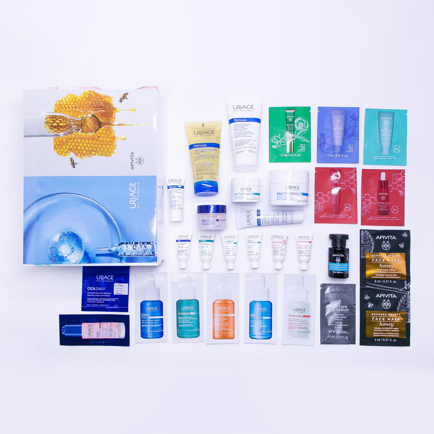 ФармаБьютиБокс Uriage & Apivita box 2025 (PharmaBeautyBox, Monobrand) фото 1