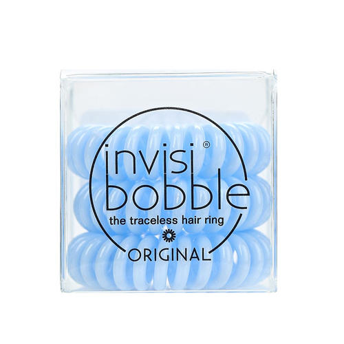 Инвизибабл Резинка для волос Something Blue, Нежно-голубой 3 шт. (Invisibobble, Original) фото 0