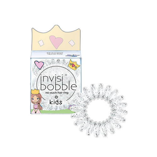 Резинка для волос Kids princess sparkle прозрачная с блёстками (Invisibobble, Kids)