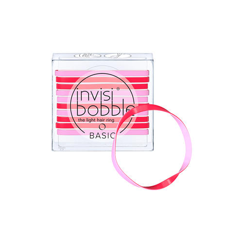 Инвизибабл Резинка для волос Basic Jelly Twist красно-розовый (Invisibobble, Basic) фото 0