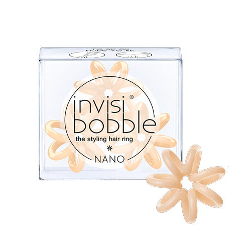 Резинка для волос Nano To Be or Nude to Be 3 шт. (Invisibobble, Nano)