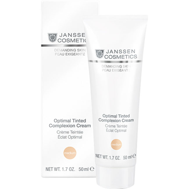 Janssen Cosmetics Дневной крем оптимал комплекс Optimal Tinted Complexion Cream «Medium» SPF 10, 50 мл (Janssen Cosmetics, Demanding skin)
