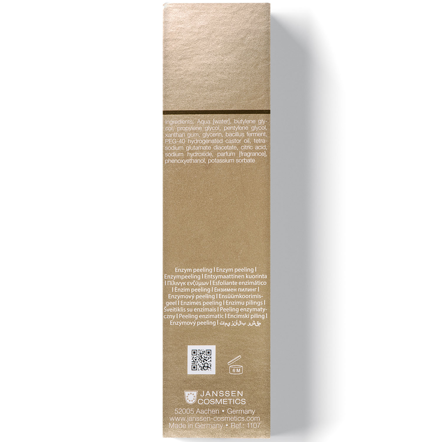 Янсен Косметикс Обновляющий энзимный гель Skin Refining Enzyme Peel, 50 мл (Janssen Cosmetics, Mature Skin) Янсен Косметикс Обновляющий энзимный гель Skin Refining Enzyme Peel, 50 мл (Janssen Cosmetics, Mature Skin) фото 3