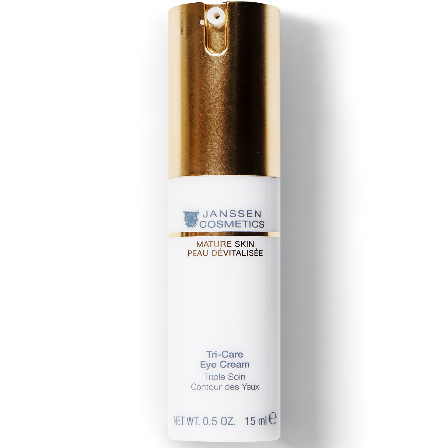 Janssen Cosmetics Омолаживающий укрепляющий крем для контура глаз Tri-Care Eye Cream, 15 мл (Janssen Cosmetics, Mature Skin) janssen cosmetics набор лифтинг эффект крем 50 мл крем для контура глаз 15 мл janssen cosmetics mature skin