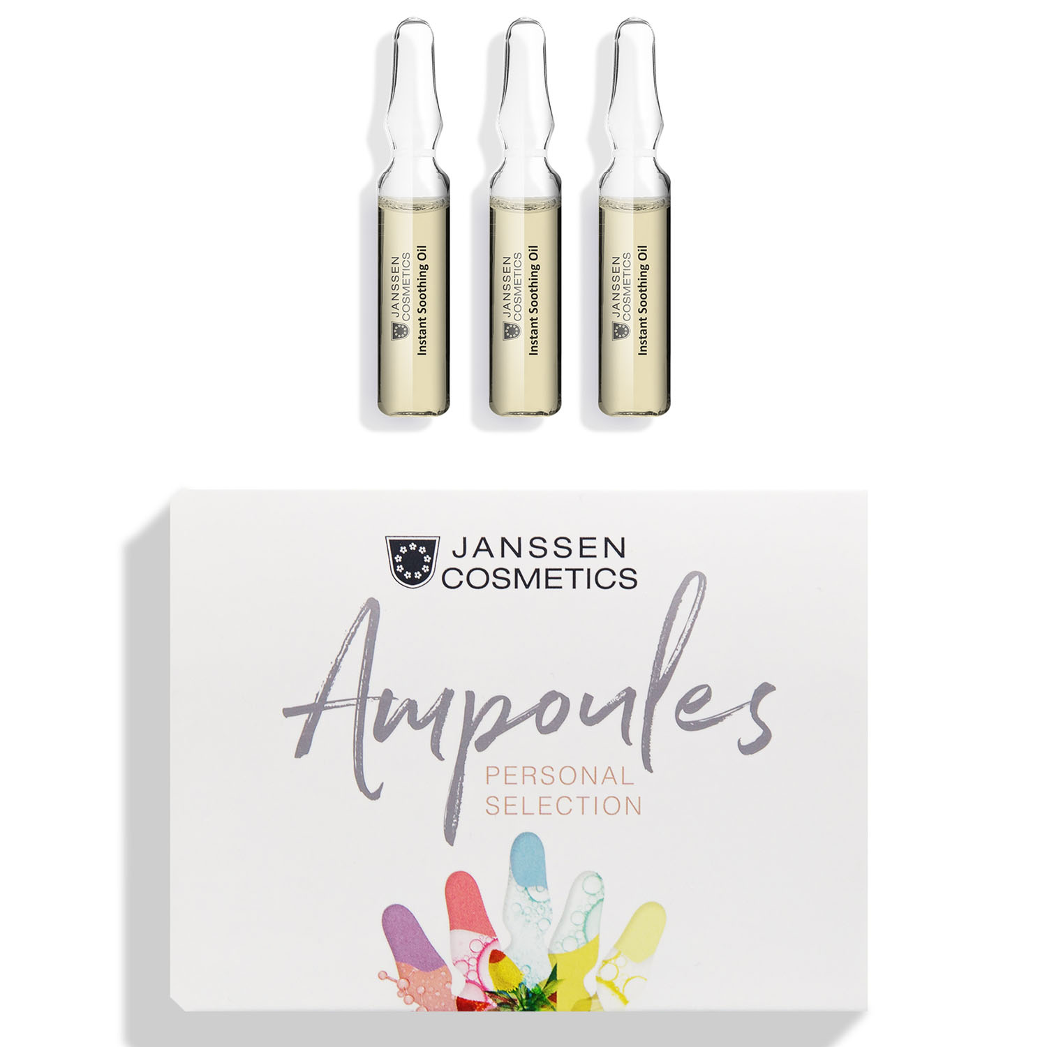 Janssen Cosmetics Мгновенно успокаивающее масло для чувствительной кожи Instant Soothing Oil, 3 ампулы х 2 мл (Janssen Cosmetics, Ampoules)