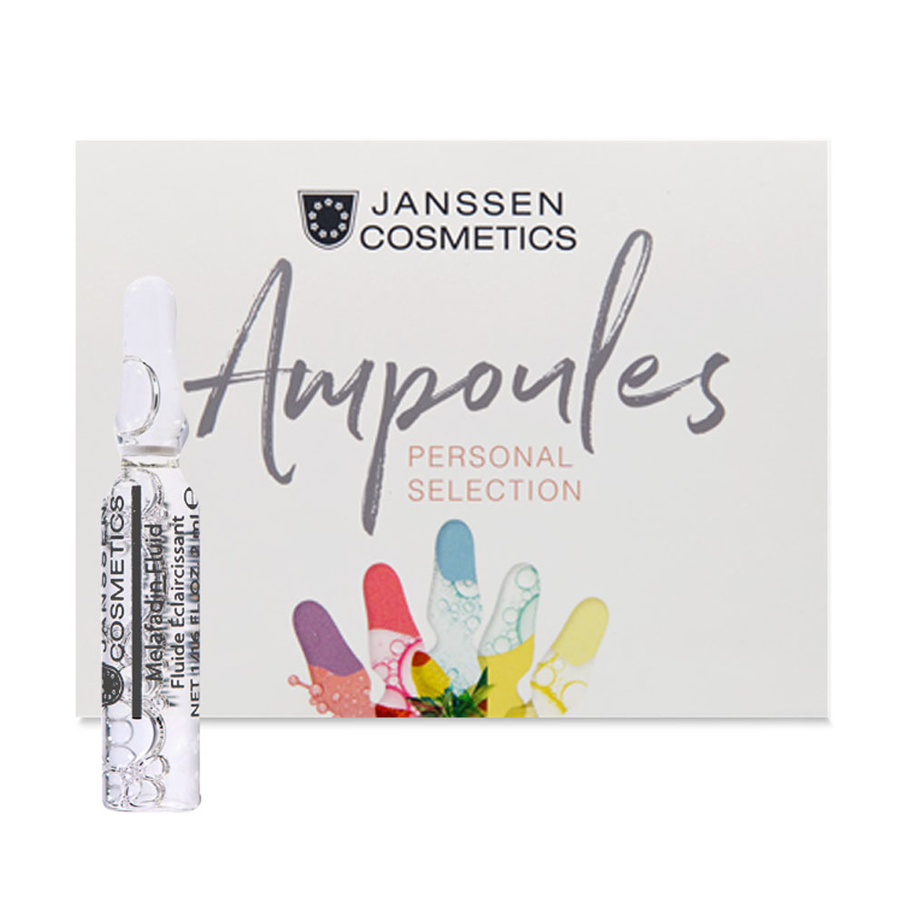 Янсен Косметикс Осветляющие ампулы Мelafadin Fluid, 3 х 2 мл (Janssen Cosmetics, Ampoules) фото 0