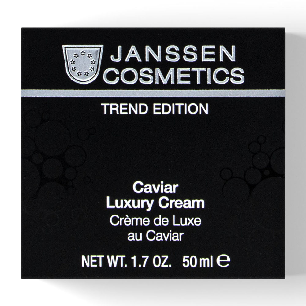 Янсен Косметикс Роскошный обогащенный крем с экстрактом чёрной икры Caviar Luxury Cream, 50 мл (Janssen Cosmetics, Trend Edition) фото 2