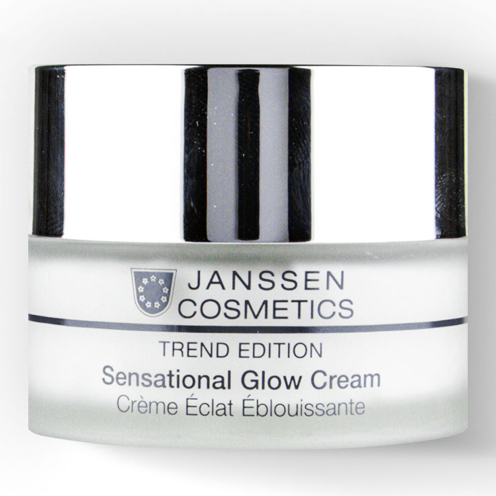 Janssen Cosmetics Увлажняющий anti-age крем с мгновенным эффектом сияния Sensational Glow Cream, 50 мл (Janssen Cosmetics, Trend Edition) увлажняющая anti age сыворотка с мгновенным эффектом сияния janssen cosmetics magic glow serum 30 мл