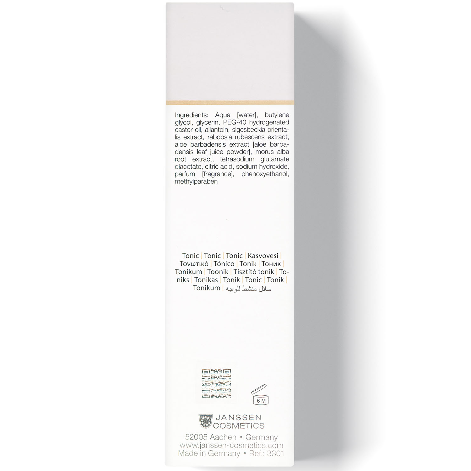 Янсен Косметикс Осветляющий тоник Melafadin Toner, 100 мл (Janssen Cosmetics, Fair Skin) фото 2