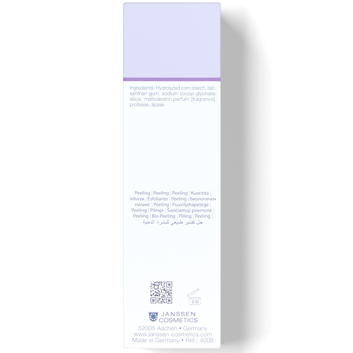 Янсен Косметикс Ферментная очищающая пудра Enzyme Peeling Powder, 50 г (Janssen Cosmetics, Oily skin) Янсен Косметикс Ферментная очищающая пудра Enzyme Peeling Powder, 50 г (Janssen Cosmetics, Oily skin) фото 5