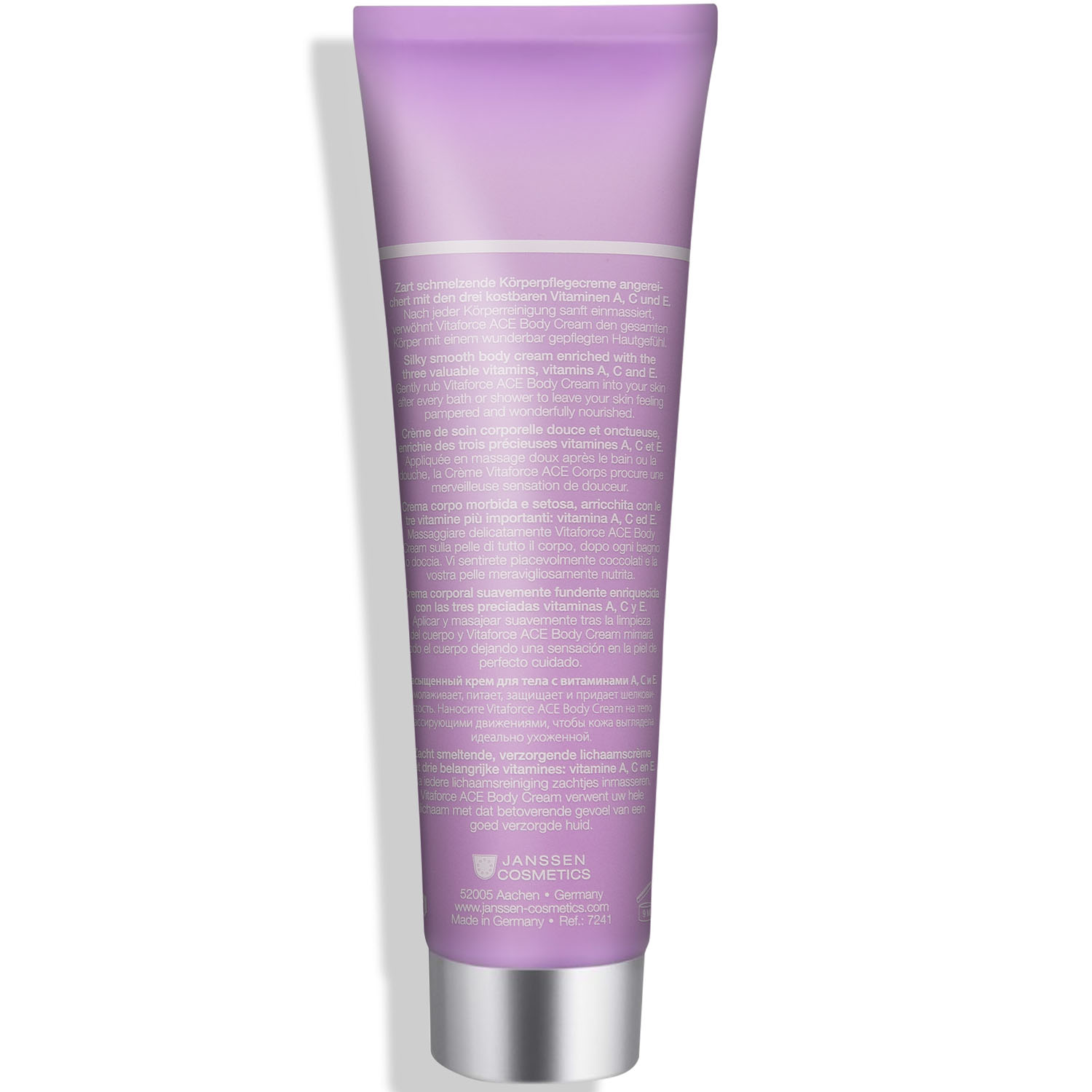 Янсен Косметикс Насыщенный крем для тела с витаминами Vitaforce Ace Body Cream, 150 мл (Janssen Cosmetics, Body) фото 3