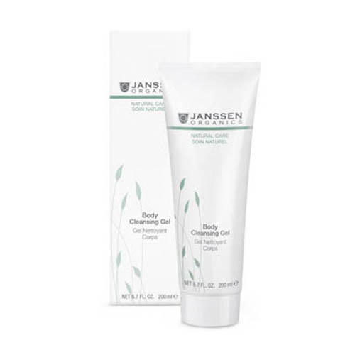 Янсен Косметикс Нежный очищающий и увлажняющий гель для тела 200 мл (Janssen Cosmetics, Organics) фото 3