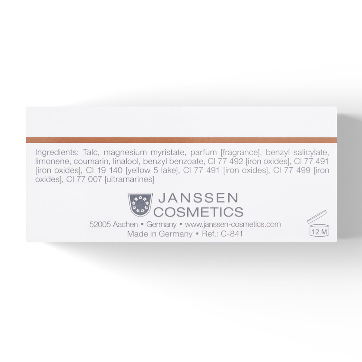 Янсен Косметикс Специальная пудра для фиксации макияжа Perfect Powder Fixing, 30 г (Janssen Cosmetics, Make up) Янсен Косметикс Специальная пудра для фиксации макияжа Perfect Powder Fixing, 30 г (Janssen Cosmetics, Make up) фото 4