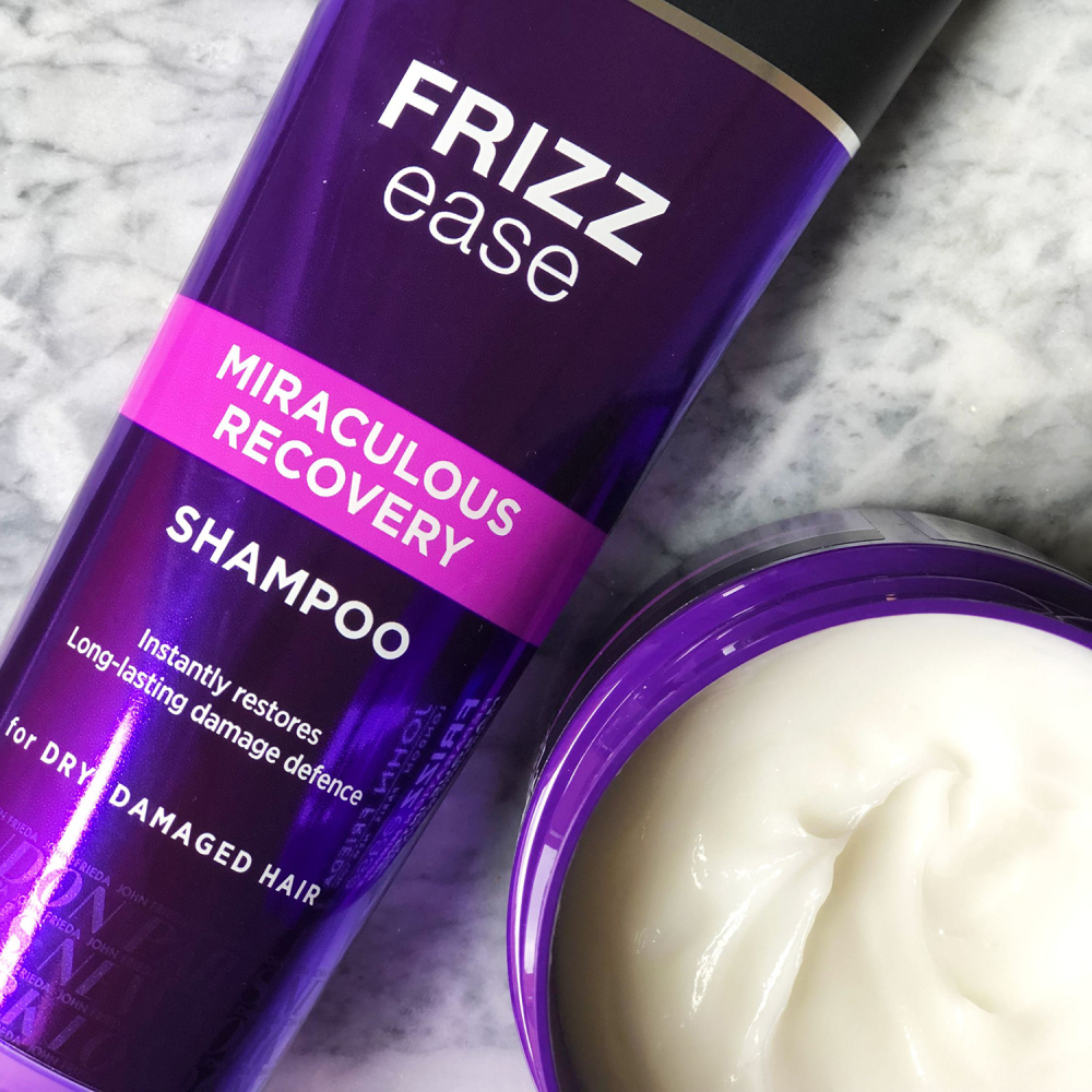 Джон Фрида Интенсивная маска для ухода за непослушными волосами Miraculous Recovery Intensive Masque, 250 мл (John Frieda, Frizz Ease) фото 4
