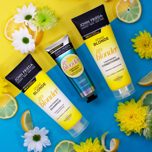 Джон Фрида Шампунь Blonde Go Blonder осветляющий для натуральных, мелированных и окрашенных волос 250 мл (John Frieda, Sheer Blonde) фото 6