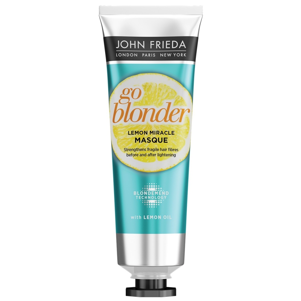 Джон Фрида Укрепляющая маска для ослабленных волос Go Blonder Lemon Miracle, 100 мл (John Frieda, Sheer Blonde) фото 0