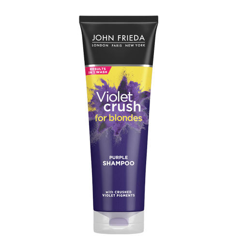 Джон Фрида Sheer Blonde Violet Crush Шампунь с фиолетовым пигментом для нейтрализации желтизны блонд оттенков 250 мл (John Frieda, Sheer Blonde) фото 0