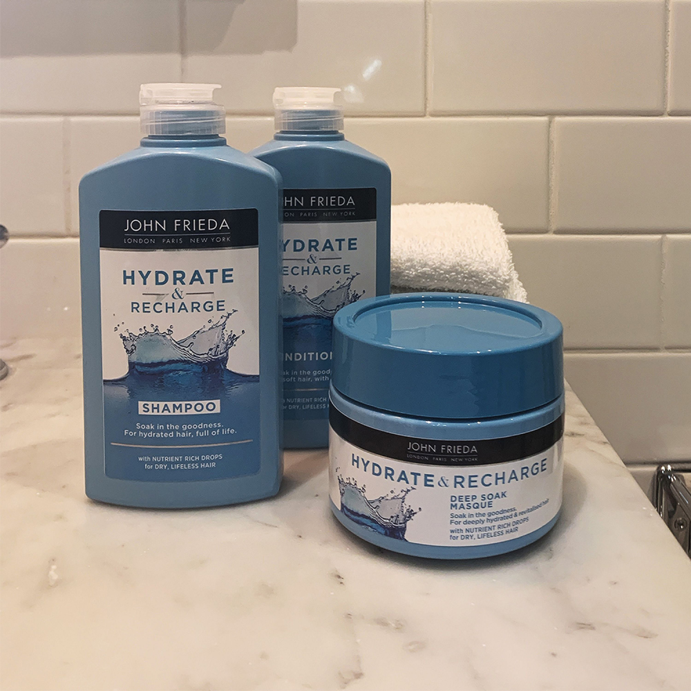 Джон Фрида Маска для увлажнения и питания волос 250 мл (John Frieda, Hydrate&Recharge) фото 5