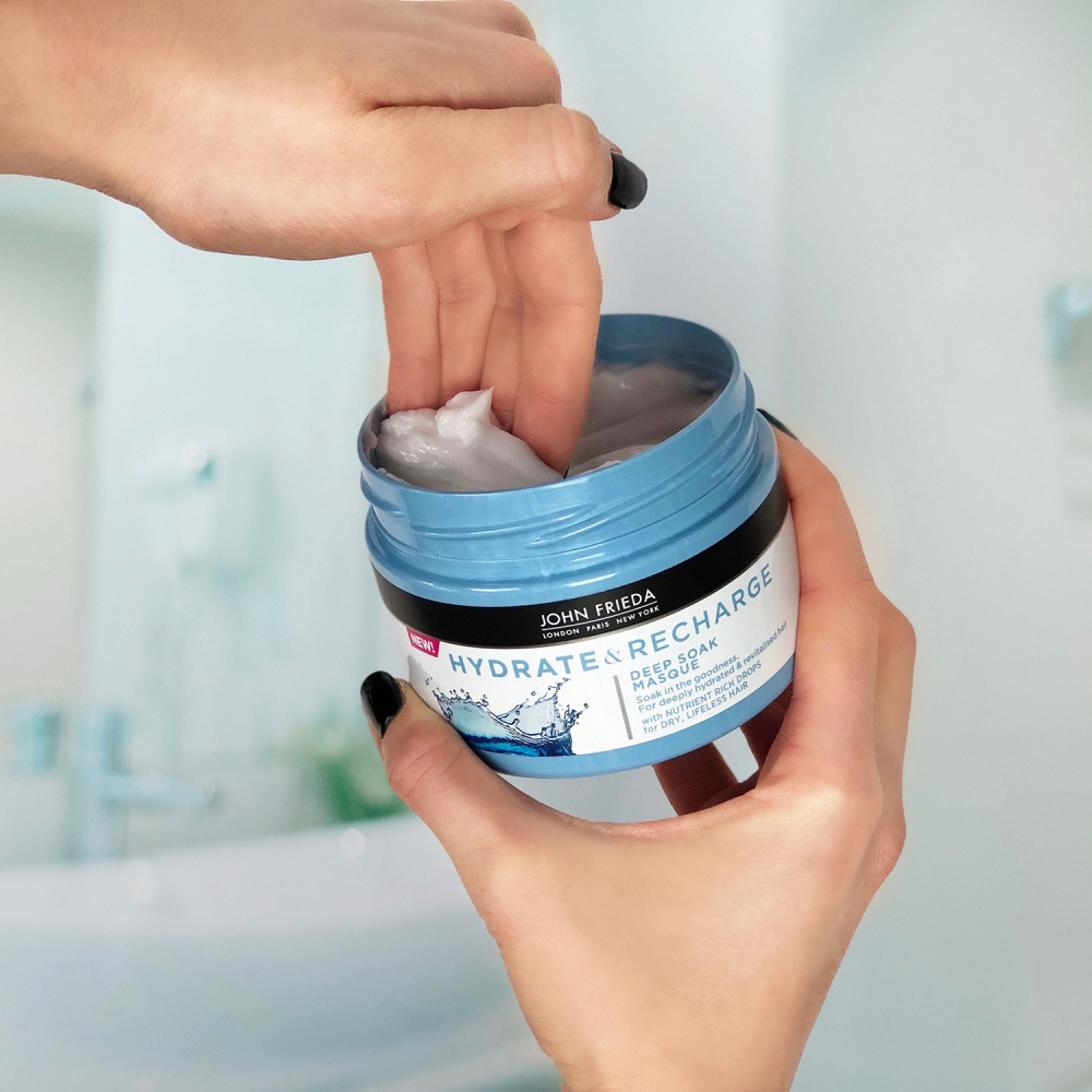 Джон Фрида Маска для увлажнения и питания волос 250 мл (John Frieda, Hydrate&Recharge) фото 6