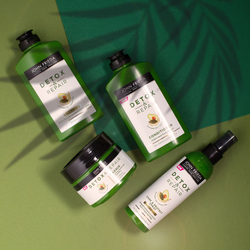 Джон Фрида Несмываемый спрей для укрепления волос с термозащитой, 200 мл (John Frieda, Detox & Repair) фото 4