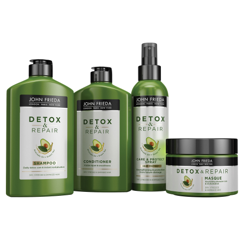 Джон Фрида Несмываемый спрей для укрепления волос с термозащитой, 200 мл (John Frieda, Detox & Repair) фото 10