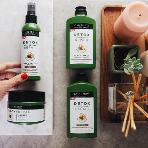 Джон Фрида Несмываемый спрей для укрепления волос с термозащитой, 200 мл (John Frieda, Detox & Repair) фото 6