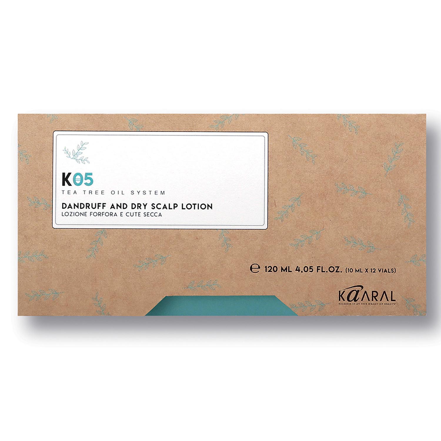 Каарал Набор средств от перхоти для жирной кожи головы: шампунь 1000 мл+ лосьон против перхоти 12х10 мл (Kaaral, K05) фото 1