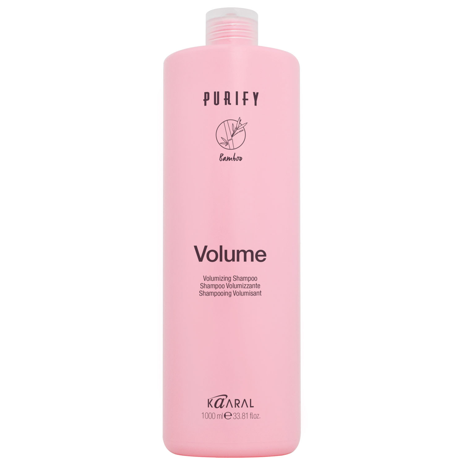 Kaaral Шампунь-объём для тонких волос Volumizing Shampoo, 1000 мл (Kaaral, Purify) kaaral набор для окрашенных волос шампунь 1000 мл кондиционер 1000 мл kaaral purify