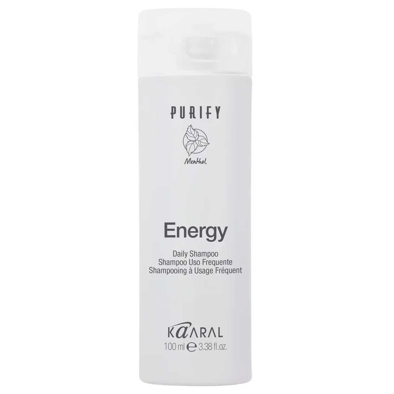 Kaaral Интенсивный энергетический шампунь с ментолом Daily Purify Energy Shampoo, 100 мл (Kaaral, Purify)