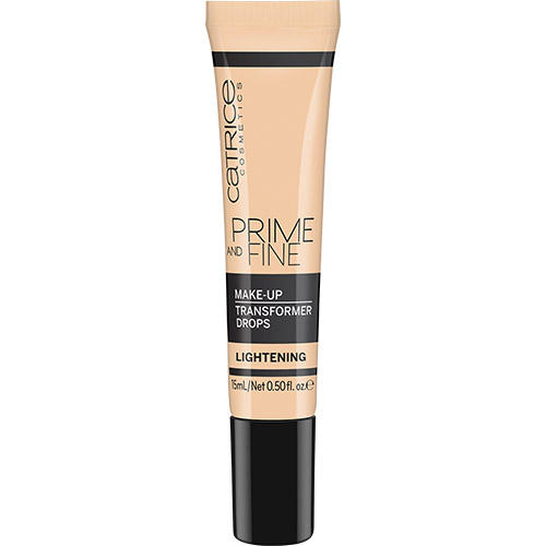 Капли для коррекции тональной основы Prime And Fine Make Up Transformer Drops Lightening (Catrice, Лицо)