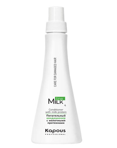Kapous Professional Питательный кондиционер с молочными протеинами 4, 250 мл (Kapous Professional, Milk Line)