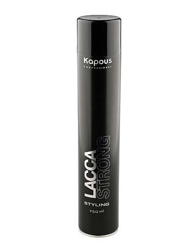 цена Kapous Professional Лак аэрозольный для волос сильной фиксации Lacca Strong, 750 мл (Kapous Professional)