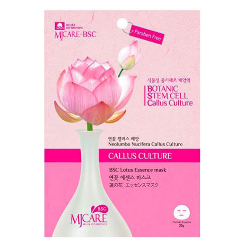 Миджин Маска тканевая лотос BSC Lotus essence mask, 1 шт (Mijin, BSC) фото 0