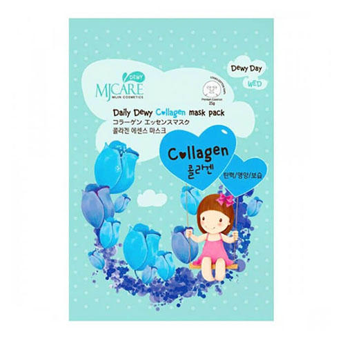 Тканевая маска с коллагеном Mijin 25 г (MjCare)