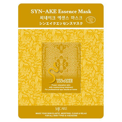 Миджин Тканевая маска змеиный яд Syn-Ake Essence Mask Mijin 23 г (Mijin, MjCare) фото 0