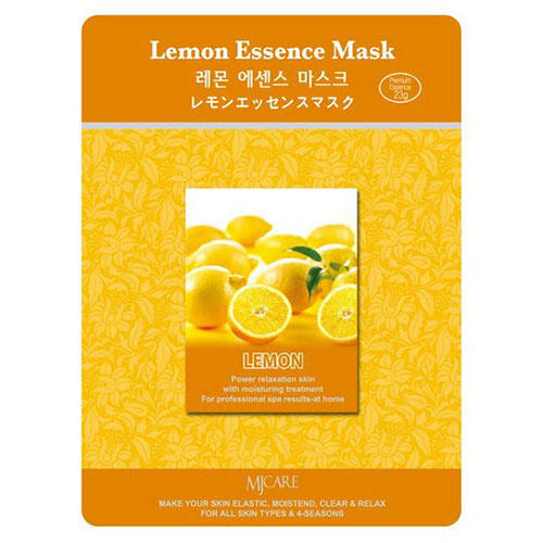 Миджин Тканевая маска лимон Lemon Essence Mask Mijin 23 г (Mijin, MjCare) фото 0