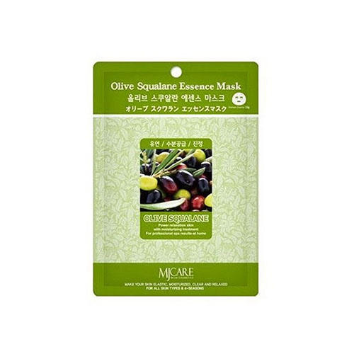 Миджин Тканевая маска олива Olive Squalane Essence Mask Mijin 23 г (Mijin, MjCare) фото 0